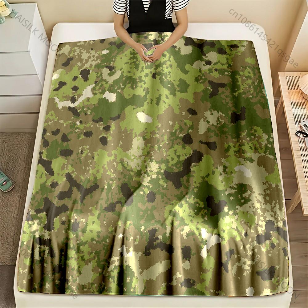 Multi-size Green and Brown Camo Pattern Blanket Flannel Material Soft Warm for All Seasons, Home Outdoor Camping Picnics RV 75x90cm
Multi-size Green and Brown Camo Pattern Blanket Flannel Material Soft Warm for All Seasons, Home Outdoor Camping Picnics RV 75x90cm