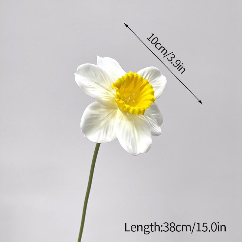 1/6pcs Artificial Narcissus Flower Simulated Fake Daffodil Bridal Bouquet for Wedding Home Garden Room Desktop Party Decoration
1/6pcs Artificial Narcissus Flower Simulated Fake Daffodil Bridal Bouquet for Wedding Home Garden Room Desktop Party Decoration