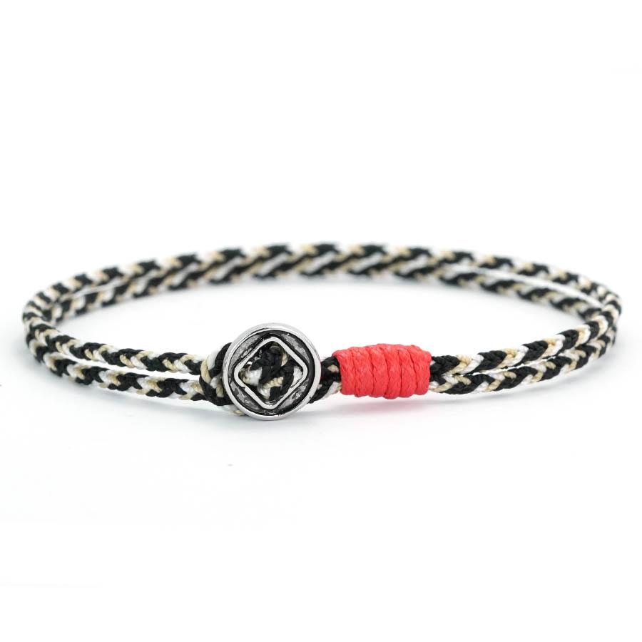 Chinese Style Lucky Thread Bracelet Men Women Grade A 3mm Ethnic Cord Chain Charm Braslet Retro Viking Hand Accessories Pulseras 20.5cm 8.1Inch чорний білий колір
Chinese Style Lucky Thread Bracelet Men Women Grade A 3mm Ethnic Cord Chain Charm Braslet Retro Viking Hand Accessories Pulseras 20.5cm 8.1Inch чорний білий колір