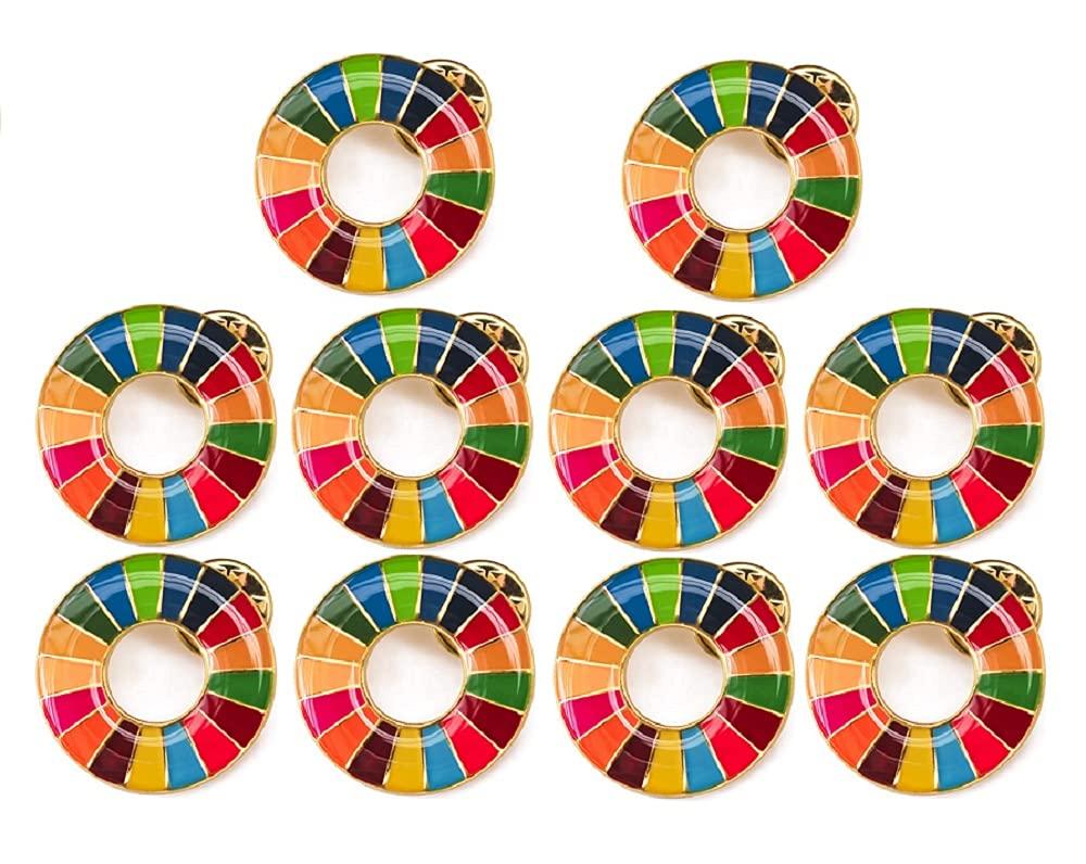 Значок SDGs официальной системы штаб-квартиры ООН 20 мм с закругленной отделкой, золотистый, значок SDGs, значок SDGs, идеально подходит для шляп и сумок, симпатичный, поставляется с 30 застежками
Значок SDGs официальной системы штаб-квартиры ООН 20 мм с закругленной отделкой, золотистый, значок SDGs, значок SDGs, идеально подходит для шляп и сумок, симпатичный, поставляется с 30 застежками