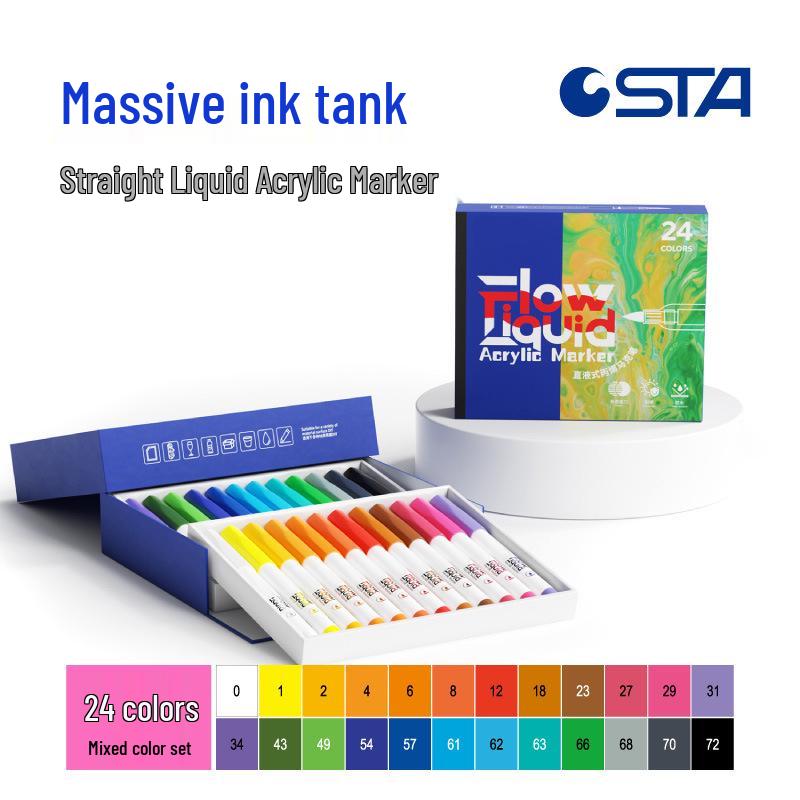 Waterproof Quick-Dry Acrylic Marker Set for Graffiti and Hand-Painted Designs
Waterproof Quick-Dry Acrylic Marker Set for Graffiti and Hand-Painted Designs