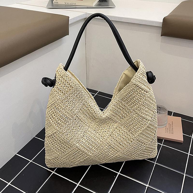 Women s Shoulder Bags Casual Wicker Woven Ladies Handmade Totes Large Capacity Summer Beach Female s Shopper Handbag KTB 40x3x25cm бежевий
Women s Shoulder Bags Casual Wicker Woven Ladies Handmade Totes Large Capacity Summer Beach Female s Shopper Handbag KTB 40x3x25cm бежевий