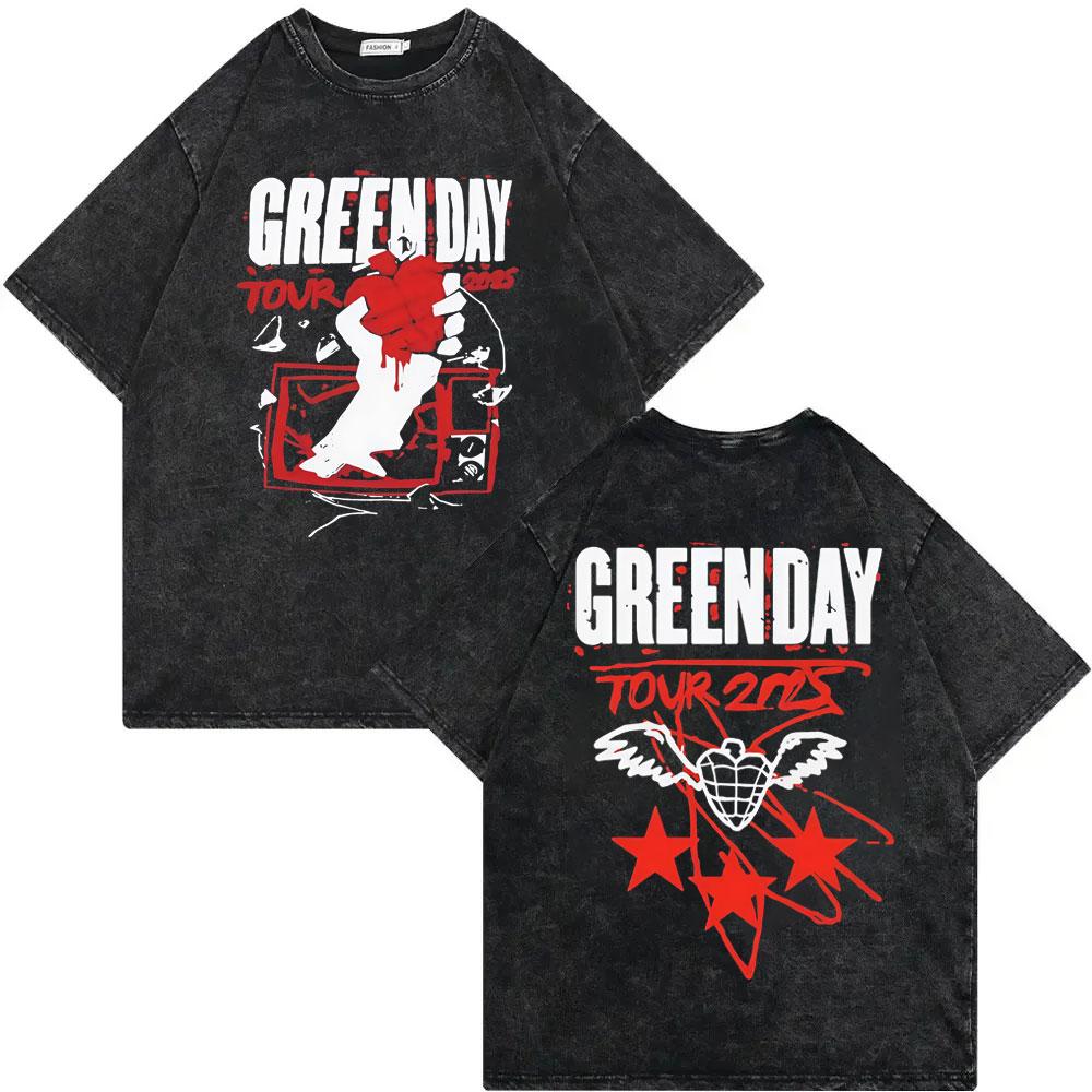 Rock Band Green Day Tour 2025 Merch T Shirt Fashion Rock Vintage Washed Tshirt Men Women Clothing Casual Short Sleeve Tshirts S
Rock Band Green Day Tour 2025 Merch T Shirt Fashion Rock Vintage Washed Tshirt Men Women Clothing Casual Short Sleeve Tshirts S