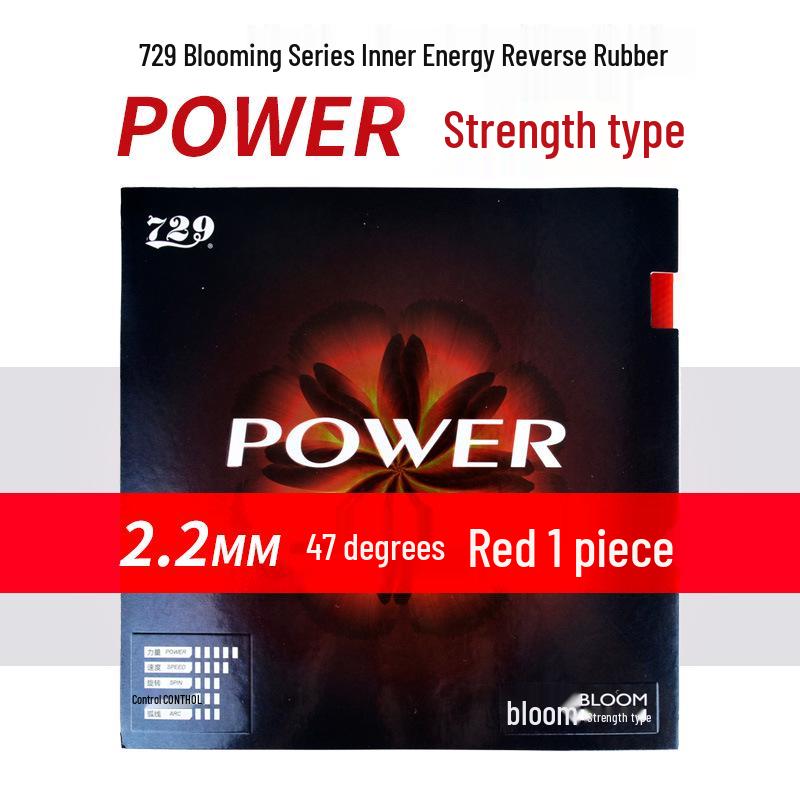 Friendship 729 Blooming Offensive Loop Table Tennis Racket Super Sticky Inverted Rubber Cover.
Friendship 729 Blooming Offensive Loop Table Tennis Racket Super Sticky Inverted Rubber Cover.
