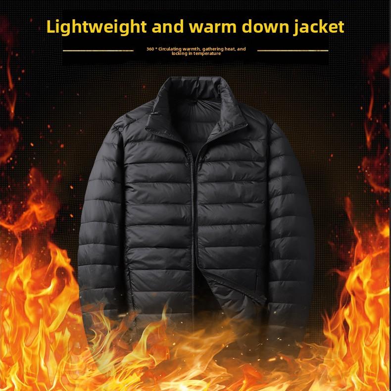 Осень и зима новая мода куртка со стойкой воротником мужская легкая пуховая короткая модная повседневная универсальная XXL
Осень и зима новая мода куртка со стойкой воротником мужская легкая пуховая короткая модная повседневная универсальная XXL