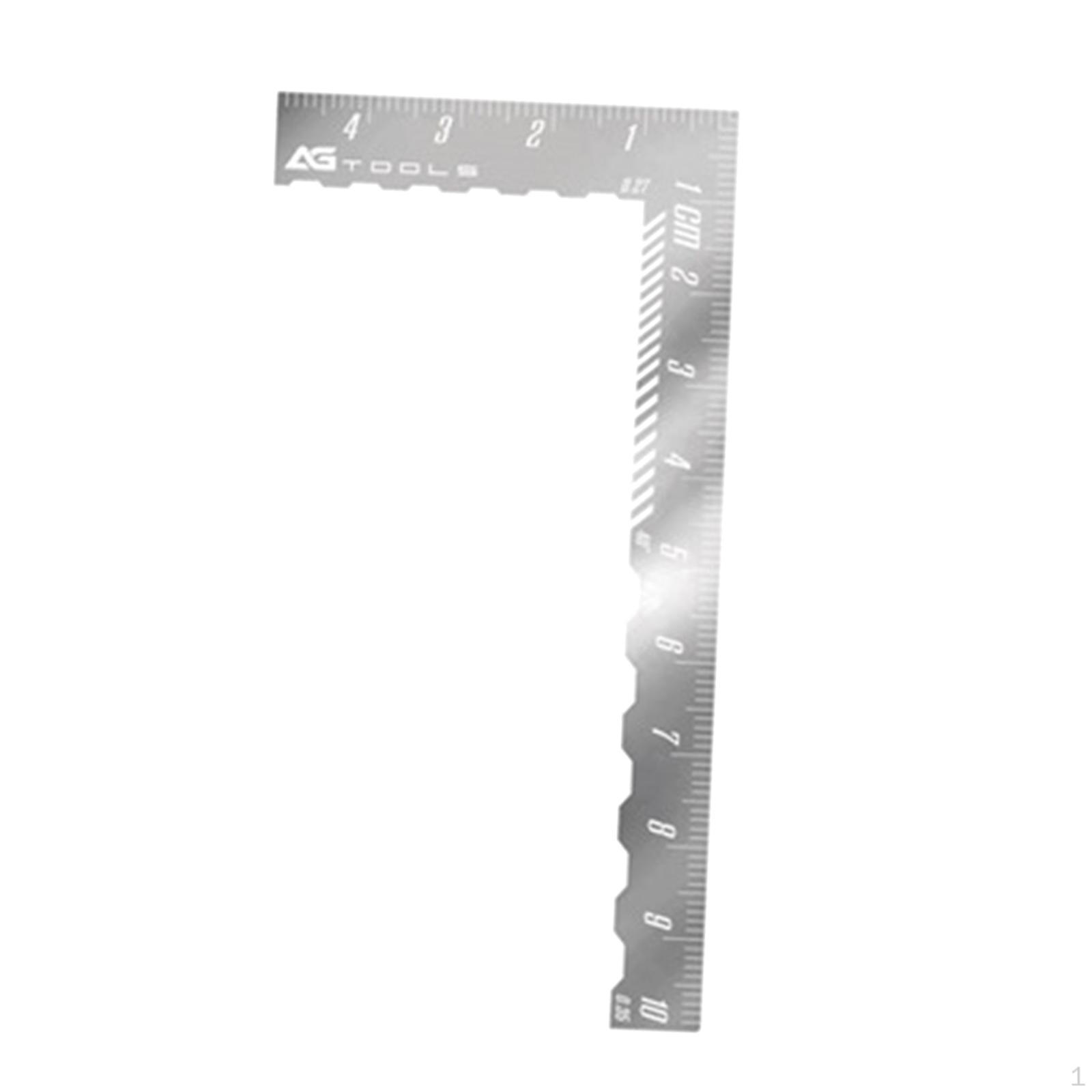 Angle Guided Ruler Auxiliary Cutting Guide Versatile Stainless Steel Sturdy Portable Measuring L Design
Angle Guided Ruler Auxiliary Cutting Guide Versatile Stainless Steel Sturdy Portable Measuring L Design