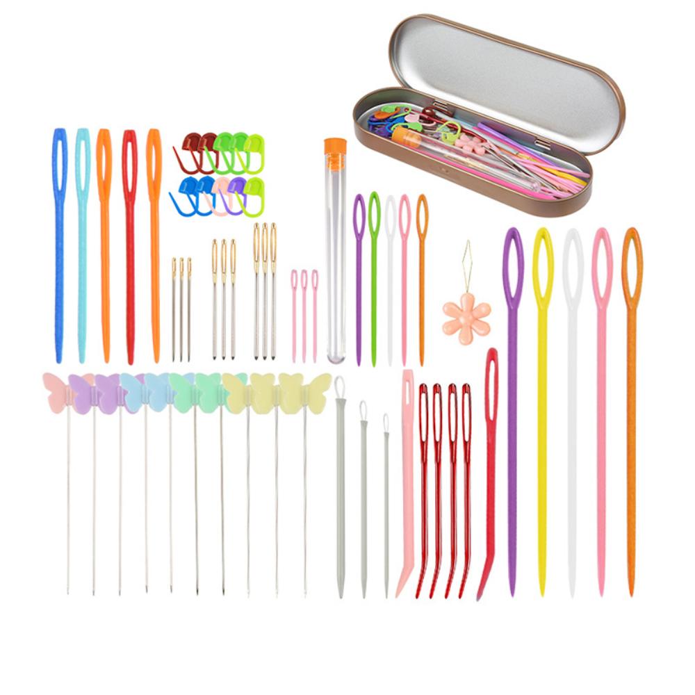 Professional Crochet Knitting Set with Large-Eye Blunt Needle Darning Needle Storage Box Yarn Needle Tapestry Needles Kit
Professional Crochet Knitting Set with Large-Eye Blunt Needle Darning Needle Storage Box Yarn Needle Tapestry Needles Kit