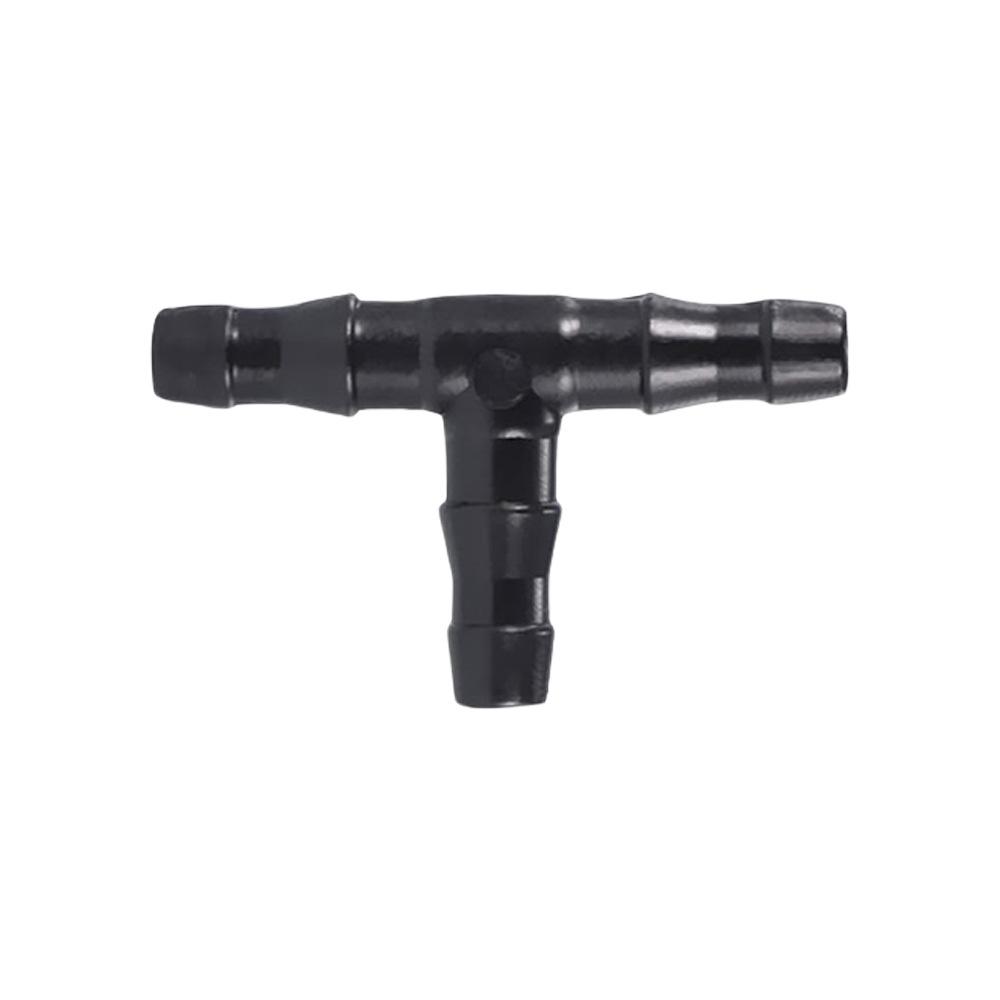 400/200 шт. Соединители для садового орошения, Капельное орошение, Ёршовые соединители, Универсальные ёлочные тройники, Подходят для капельной трубки 1/4 дюйма (Тройник 4/7 мм) 4/7 double hook tee,50PC