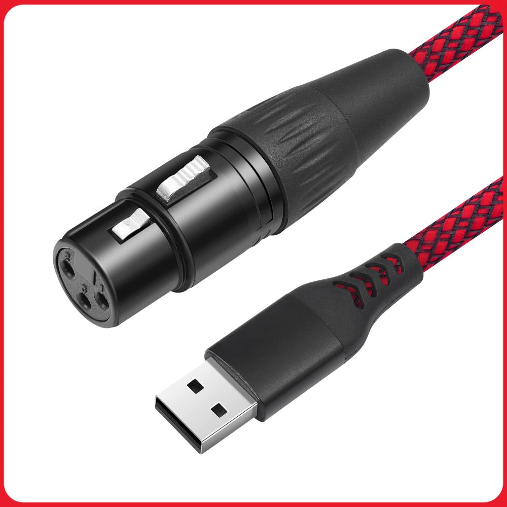 1/2/3M USB Microphone Cable USB To XLR Adapter USB Male To XLR Female Cable for Microphones Or Recording Karaoke Sing 1M
1/2/3M USB Microphone Cable USB To XLR Adapter USB Male To XLR Female Cable for Microphones Or Recording Karaoke Sing 1M