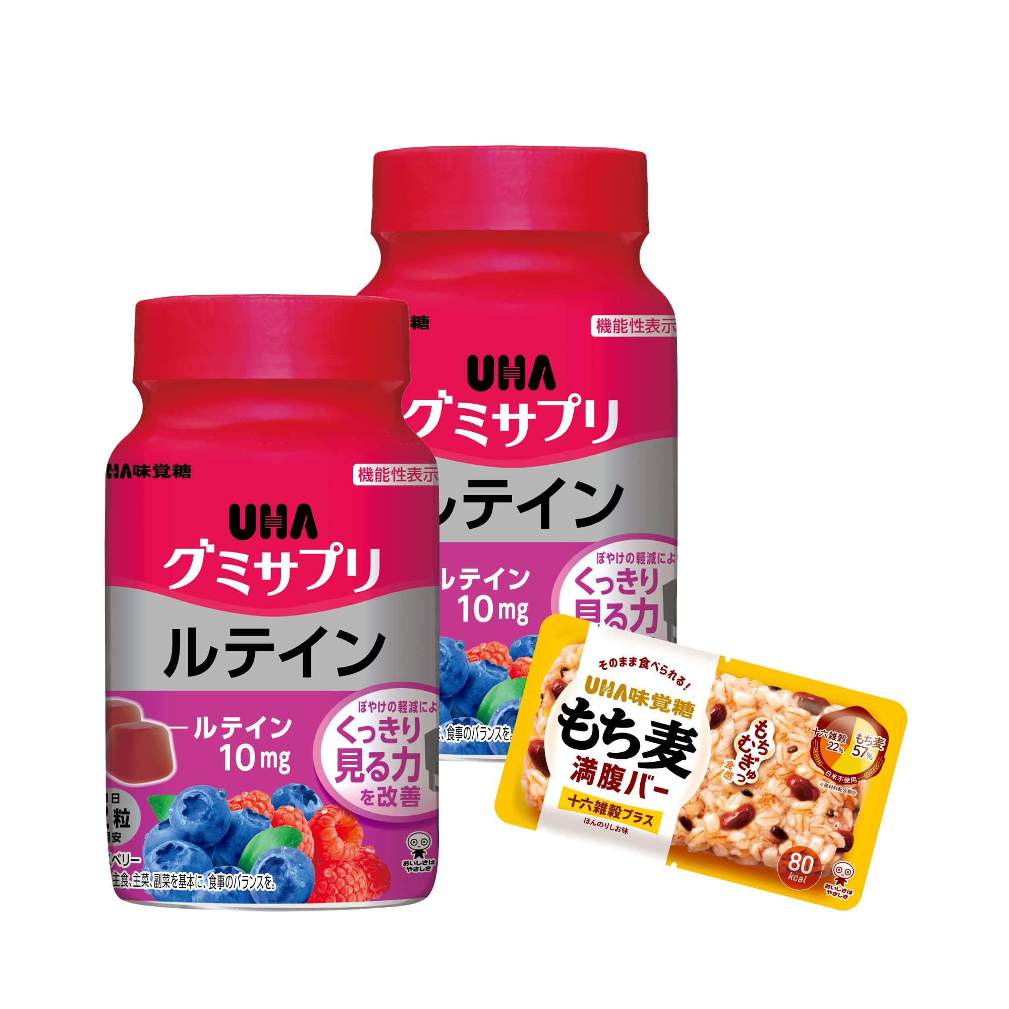 Функциональное питание UHA жевательные добавки Лютеин набор из 2 бутылочек с бесплатным подарком на 30 дней белый
Функциональное питание UHA жевательные добавки Лютеин набор из 2 бутылочек с бесплатным подарком на 30 дней белый