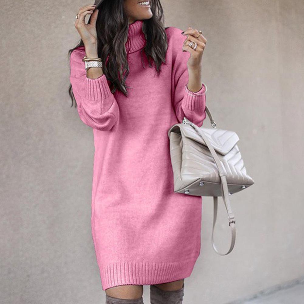 Держите потепление Новая мода Рукав Теплые женщины Осень Loose Трикотажные Turtleneck Длинные свитер колено длины платье XXXL
Держите потепление Новая мода Рукав Теплые женщины Осень Loose Трикотажные Turtleneck Длинные свитер колено длины платье XXXL