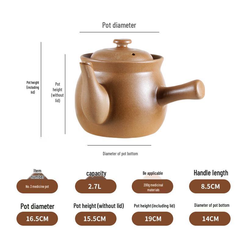 LIEI Ceramic Herbal Decocting Pot
LIEI Ceramic Herbal Decocting Pot