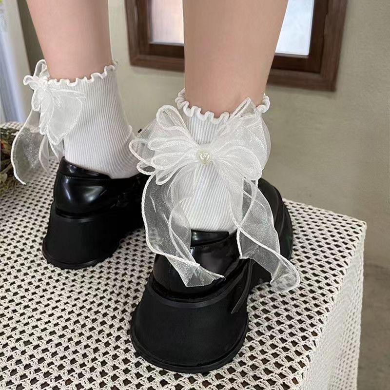 Japanese Sweet Bow Heart Lolita Socks for Girls - Spring/Summer Cute JK Style One Size чорний
Japanese Sweet Bow Heart Lolita Socks for Girls - Spring/Summer Cute JK Style One Size чорний
