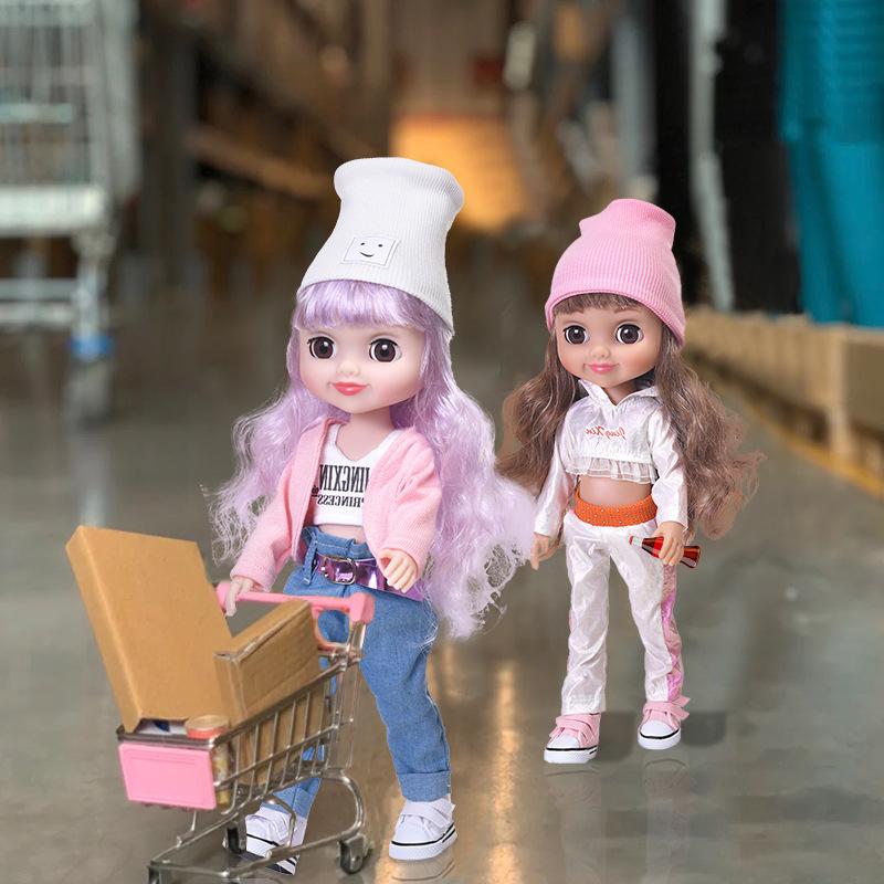 16 Inch Vinyl Doll American Girl Cartoon Wink Doll Dress Up Simulation Doll Children s Toys Wholesale синий/розовый
16 Inch Vinyl Doll American Girl Cartoon Wink Doll Dress Up Simulation Doll Children s Toys Wholesale синий/розовый