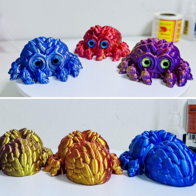 Halloween Horror Spider Model Simulation 3D Printing Spider Toys Creative Joints Movable Home Scene Decoration Collection Gift Red Blue Gradient
Halloween Horror Spider Model Simulation 3D Printing Spider Toys Creative Joints Movable Home Scene Decoration Collection Gift Red Blue Gradient