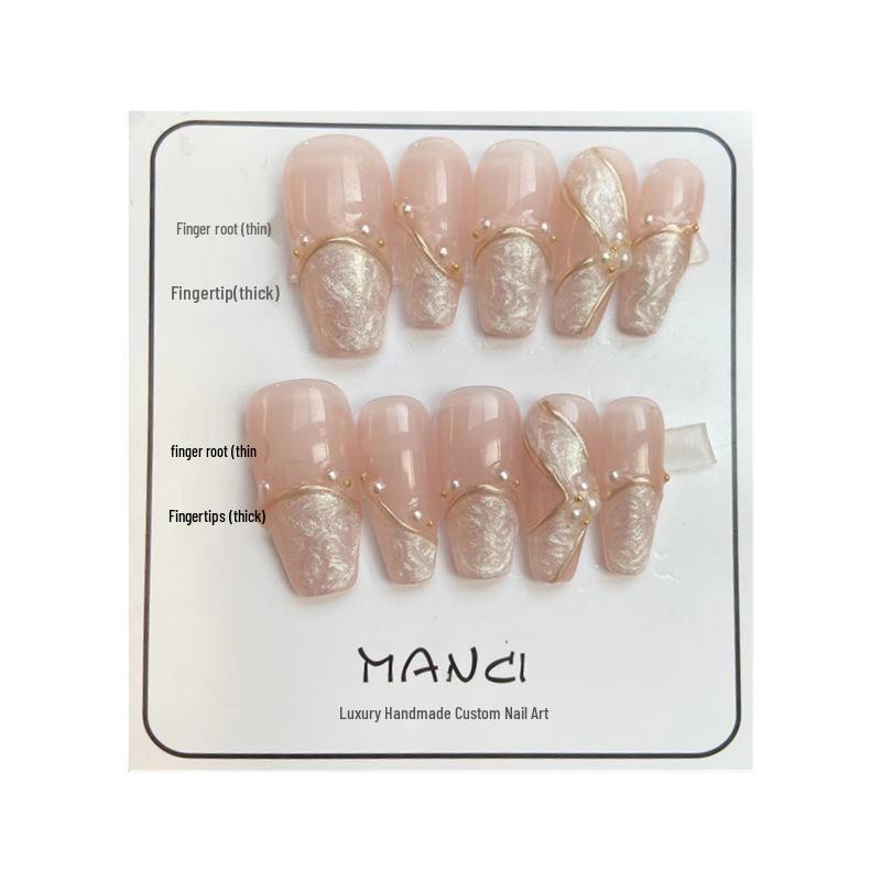 Handmade Ombre Ribbed Gel Nail Art - Miss Charlie Style Miss Charlie XS New Ballet
Handmade Ombre Ribbed Gel Nail Art - Miss Charlie Style Miss Charlie XS New Ballet