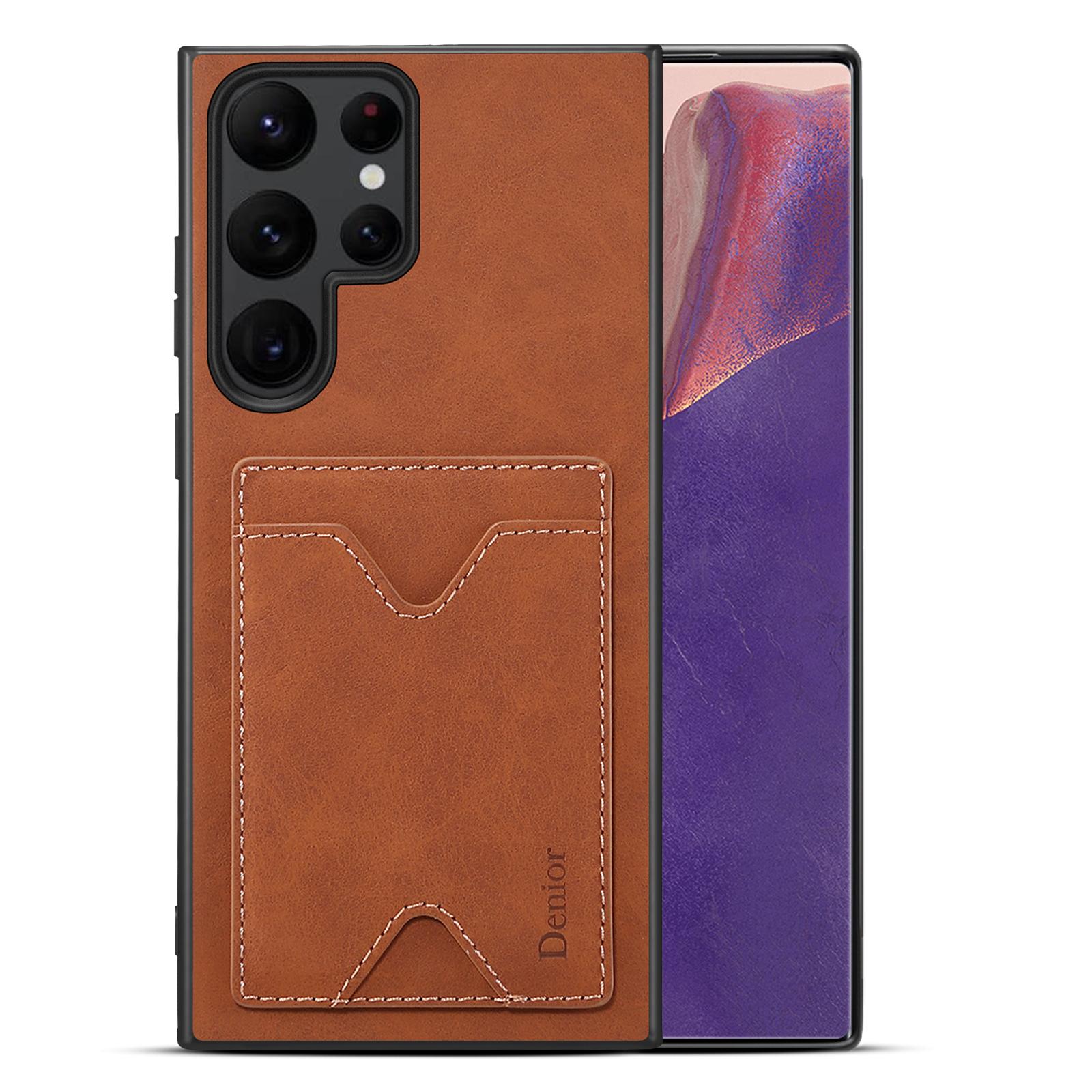 For Samsung Galaxy S25 Ultra Case Card Holder Kickstand Leather+PC+TPU Phone Cover Brown
For Samsung Galaxy S25 Ultra Case Card Holder Kickstand Leather+PC+TPU Phone Cover Brown