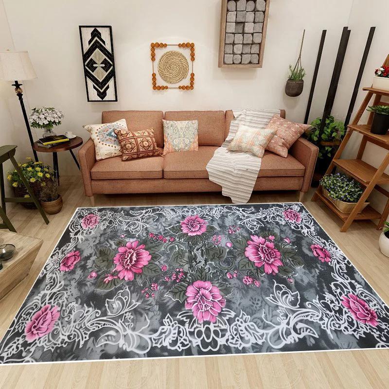Floral Design Area Rug for Living Room Large Room Non-Slip Floor Mat Machine Washable Kid-Friendly 80x120cm
Floral Design Area Rug for Living Room Large Room Non-Slip Floor Mat Machine Washable Kid-Friendly 80x120cm