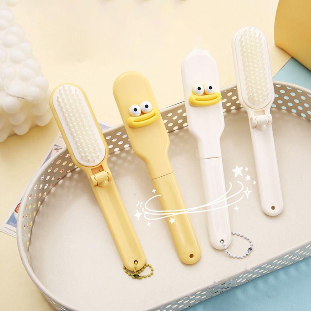 Cartoon Big Mouth Folding Comb Cute Scalp Massage Comb Air Cushion Combs Student with bead chain
Cartoon Big Mouth Folding Comb Cute Scalp Massage Comb Air Cushion Combs Student with bead chain