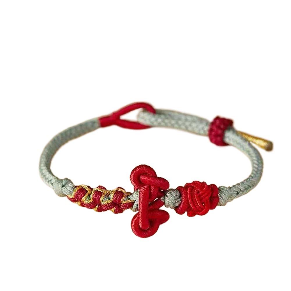 Adjustable Wenchang Knot Wrist Rope Fortunate Ornaments Chinese Knot Bangle Party
Adjustable Wenchang Knot Wrist Rope Fortunate Ornaments Chinese Knot Bangle Party
