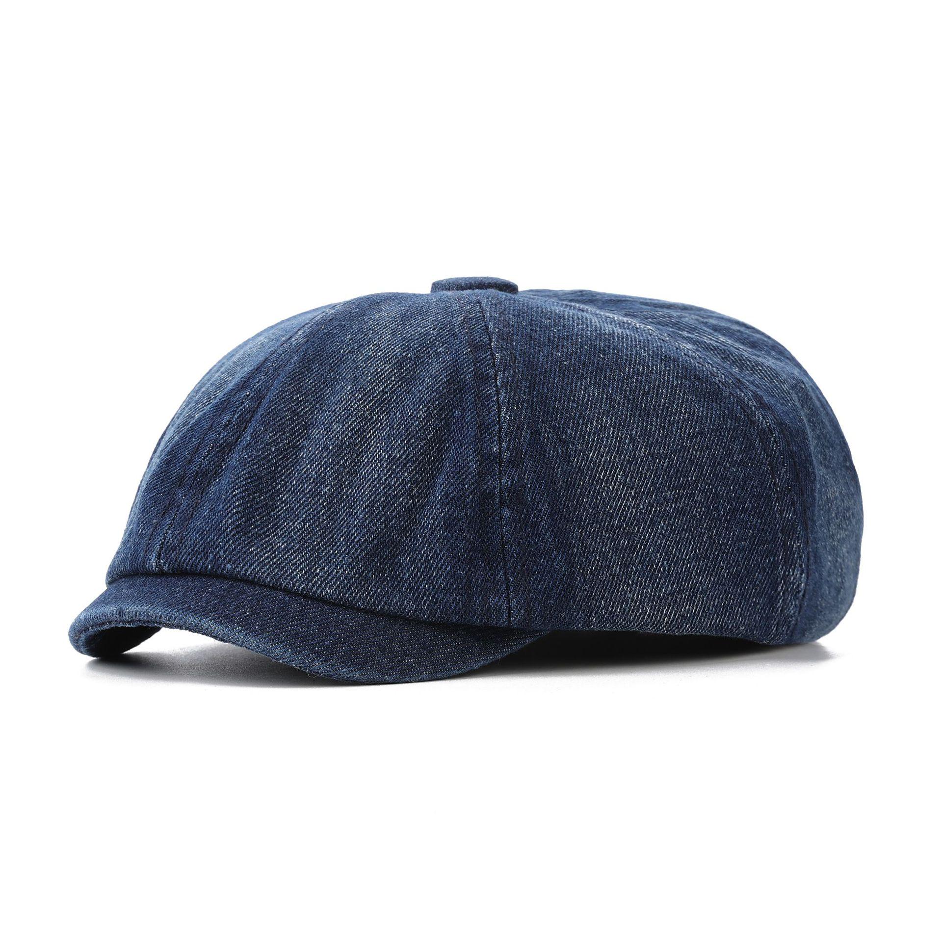 British Style Denim Octagonal Beret for Men and Women - Retro Flat Cap M (56-58cm) темно-синий
British Style Denim Octagonal Beret for Men and Women - Retro Flat Cap M (56-58cm) темно-синий