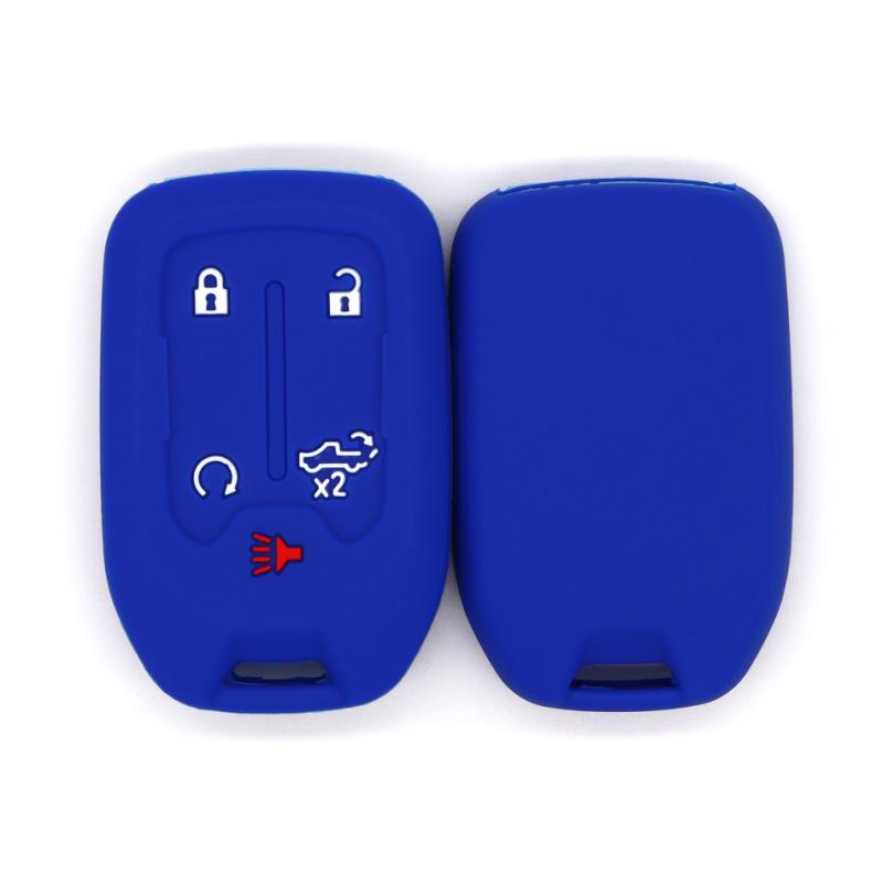 High-quality shockproof key cover, suitable for Chevrolet GMC intelligent five-button pickup series car key bag темно-синього кольору
High-quality shockproof key cover, suitable for Chevrolet GMC intelligent five-button pickup series car key bag темно-синього кольору