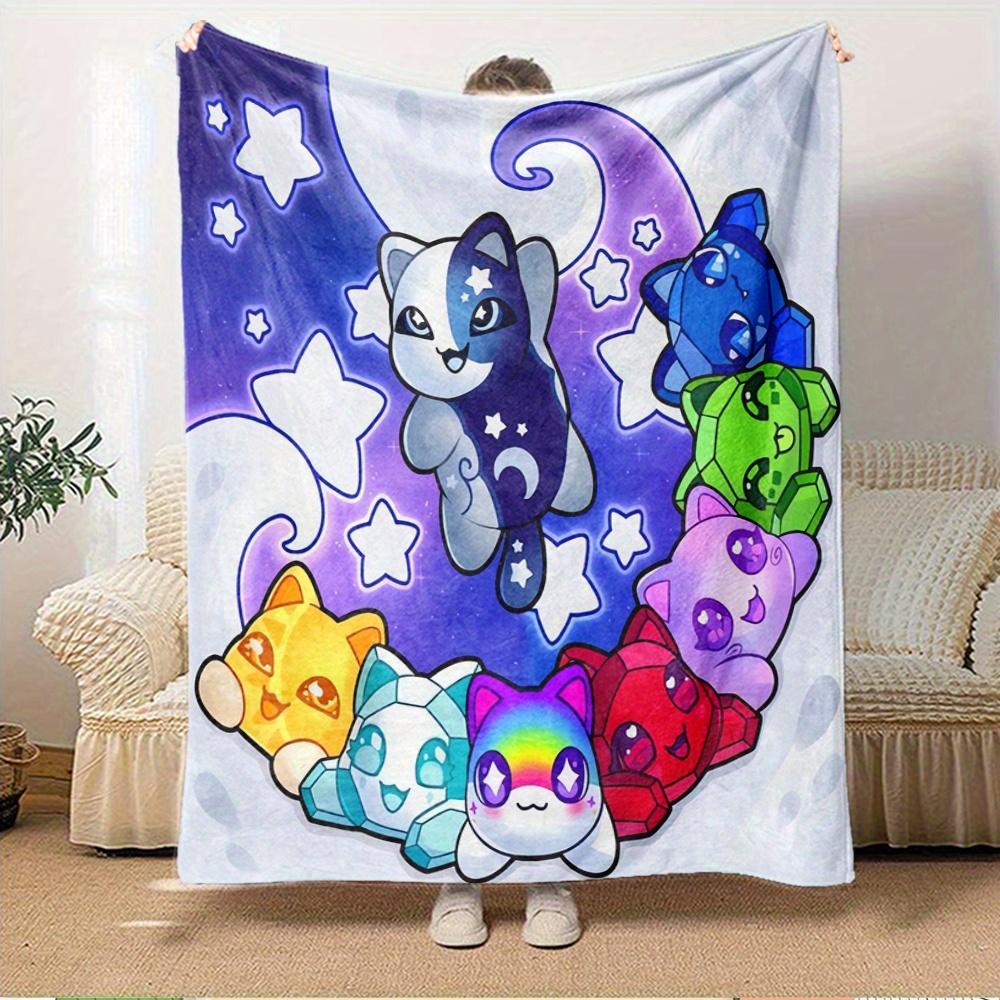 1pc Flannel Throw Blanket, Cats,Stars,AphmauPattern Printed Blanket, Warm Cozy Soft Blanket For Couch Bed Sofa Car Office Camping Travelling 150x180cm
1pc Flannel Throw Blanket, Cats,Stars,AphmauPattern Printed Blanket, Warm Cozy Soft Blanket For Couch Bed Sofa Car Office Camping Travelling 150x180cm