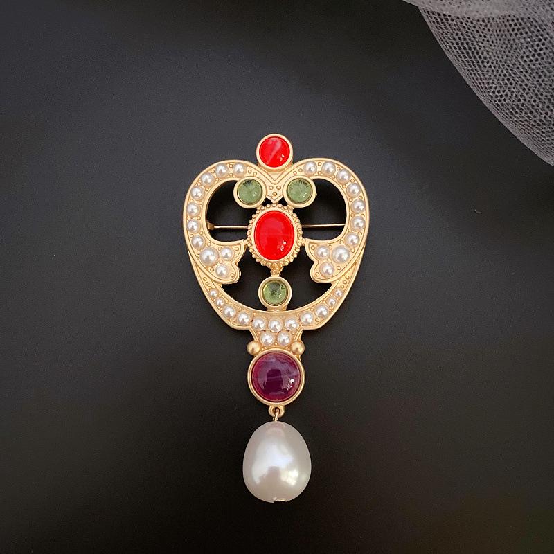 Западный Антикварный Барокко Средневековый Темперамент Ретро Жемчужина Цветной Сокровище Брошь Значок Булавка Женщина
Западный Антикварный Барокко Средневековый Темперамент Ретро Жемчужина Цветной Сокровище Брошь Значок Булавка Женщина