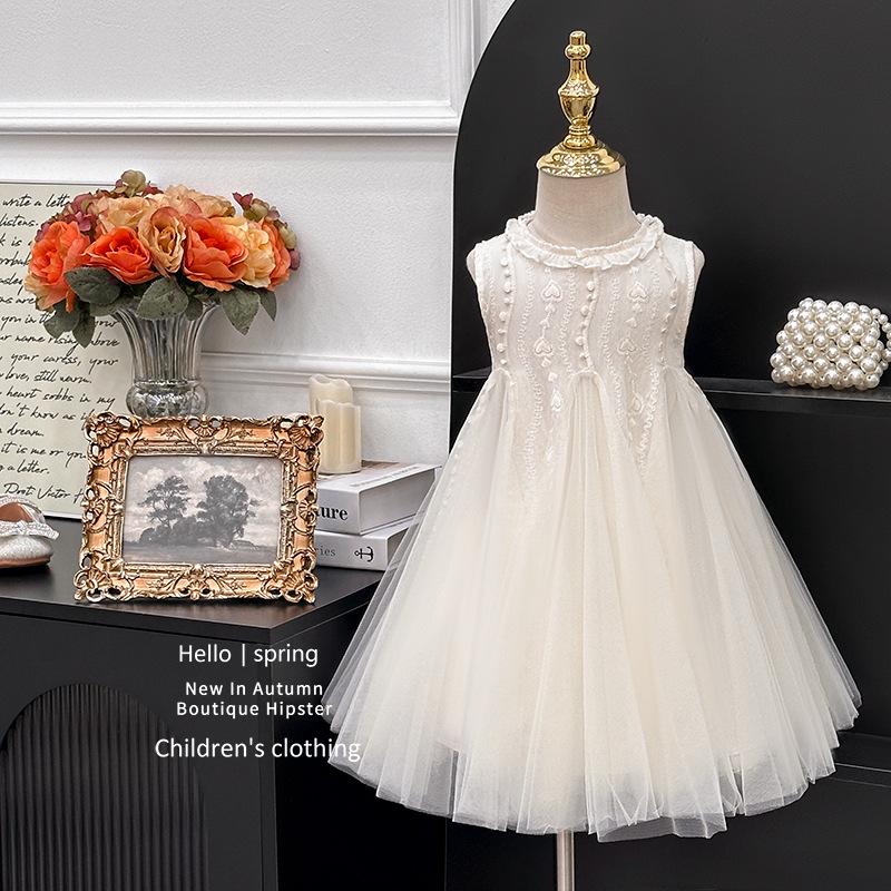 Girls Summer Princess Party Dress 2025: Sleeveless Mesh Birthday Outfit 90cm бежевый
Girls Summer Princess Party Dress 2025: Sleeveless Mesh Birthday Outfit 90cm бежевый