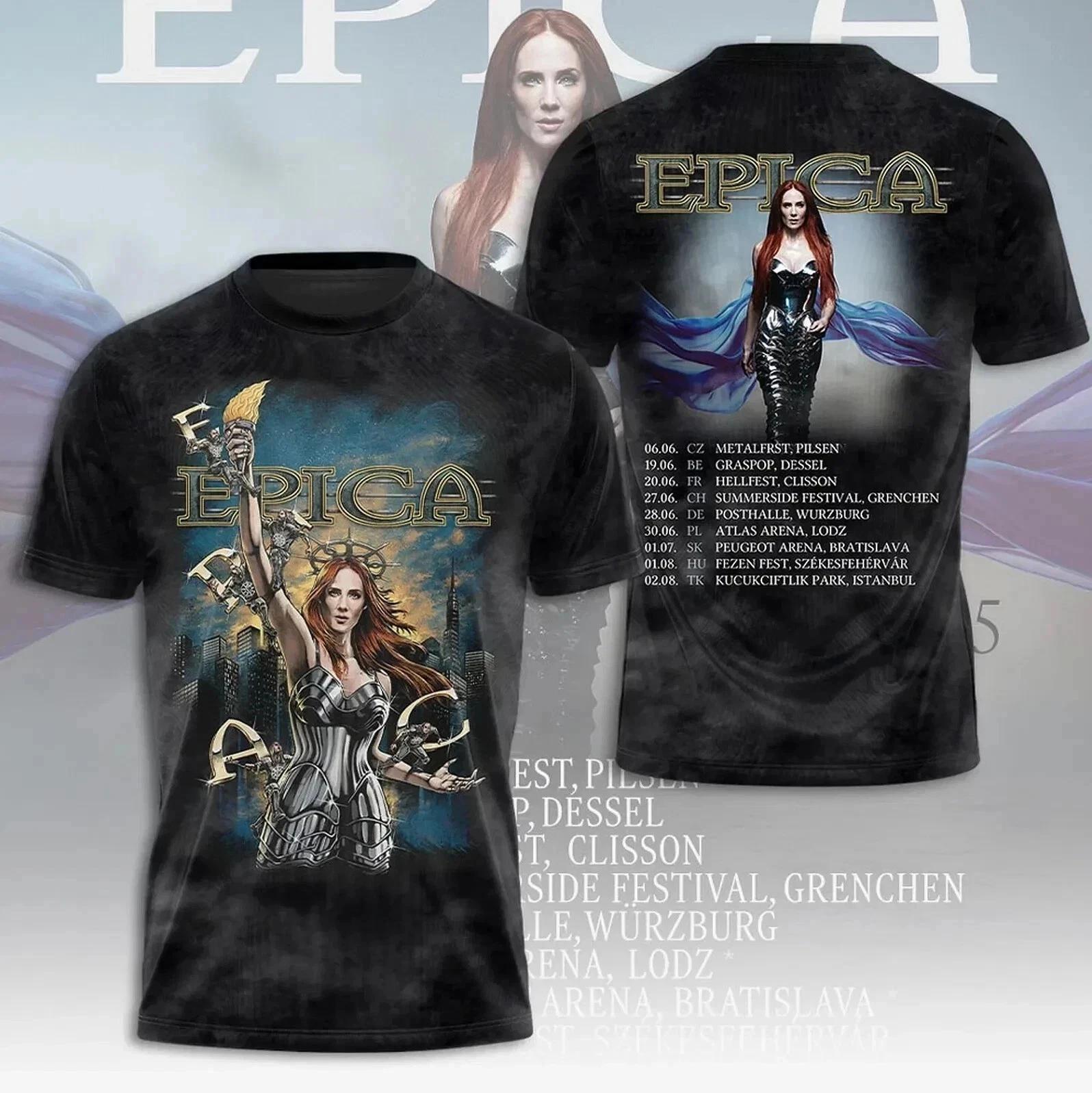 Epica Tour 2025 Date Lists 3D AOP T Shirt Size S-5XL S
Epica Tour 2025 Date Lists 3D AOP T Shirt Size S-5XL S