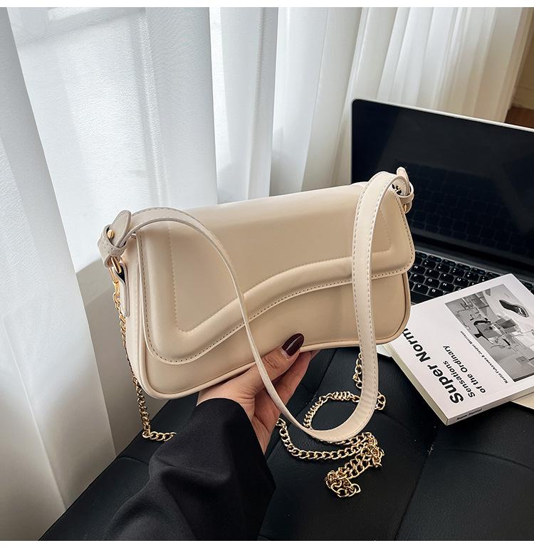 2025 новая высококлассная маленькая сумка подмышку женская модная простая деловая сумка через плечо, сумка-мессенджер, повседневная ретро маленькая квадратная сумка белый