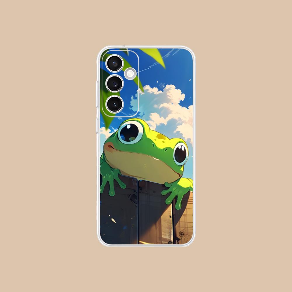 Kawaii Frog Phone Case for Samsung Galaxy S25 S24 S23 S22 S21Plus FE Ultra Soft TPU Clear Shockproof Cover Galaxy S24
Kawaii Frog Phone Case for Samsung Galaxy S25 S24 S23 S22 S21Plus FE Ultra Soft TPU Clear Shockproof Cover Galaxy S24