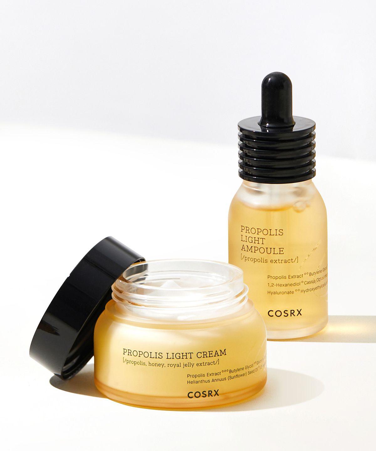 COSRX Propolis Light Ampoule 30ml + Light Cream 65ml – Healing Hydration Duo with 65–83% Propolis Extract
COSRX Propolis Light Ampoule 30ml + Light Cream 65ml – Healing Hydration Duo with 65–83% Propolis Extract