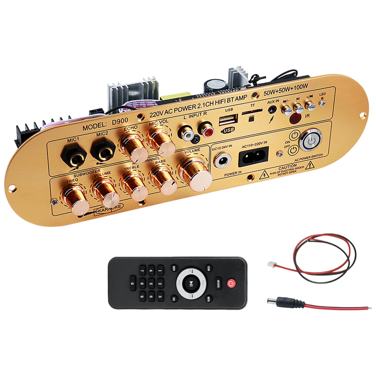 BT Amplifier Board Support AUX/USB/FM/TF Card/MIC BT 5.0 Digital Amplifier Board Subwoofer Amplifier for Home Karaoke CHINA
BT Amplifier Board Support AUX/USB/FM/TF Card/MIC BT 5.0 Digital Amplifier Board Subwoofer Amplifier for Home Karaoke CHINA