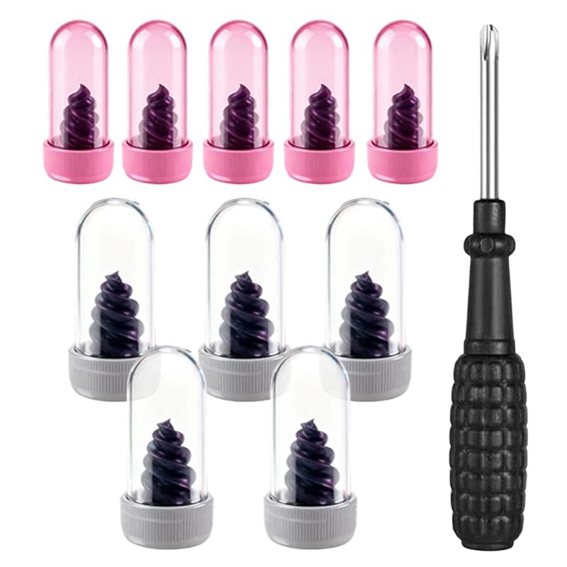 Tire Repair Rubber Nails Kit With 3 Sizes, 2026 Vacuum Tire Mending Nail Kit, Screw In Tire Repair Plugs With Screwdriver
Tire Repair Rubber Nails Kit With 3 Sizes, 2026 Vacuum Tire Mending Nail Kit, Screw In Tire Repair Plugs With Screwdriver