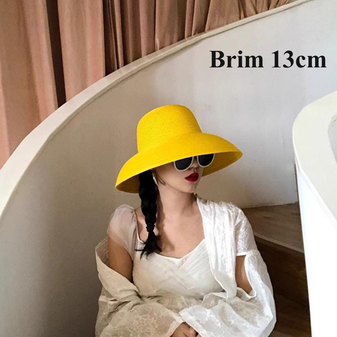 Summer Elegant Dome Straw Hats Women Girl 13cm/8.5cm 2 Sizes Solid Color Beach Sun Hat Foldable Portable Travel Holiday Panama 55-60cm
Summer Elegant Dome Straw Hats Women Girl 13cm/8.5cm 2 Sizes Solid Color Beach Sun Hat Foldable Portable Travel Holiday Panama 55-60cm