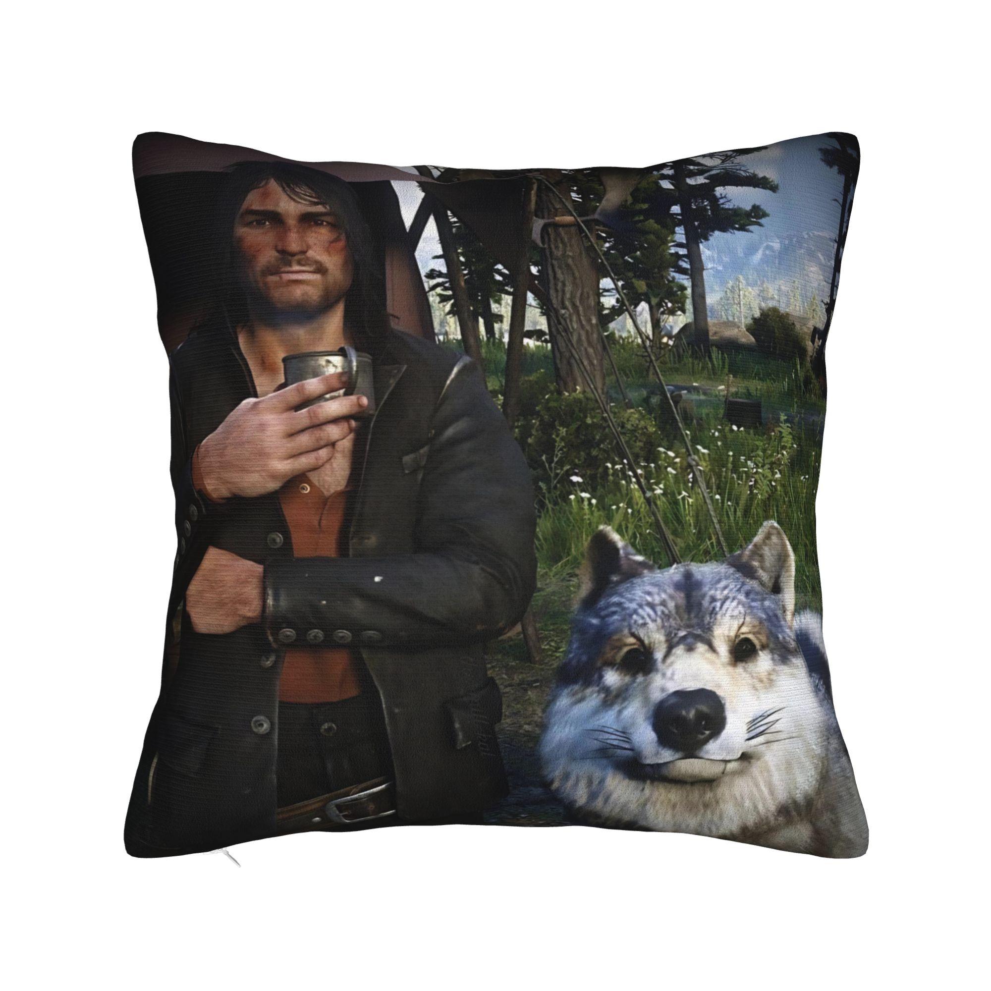 Ковбой Артур Морган Квадратні Наволочки RDR2 Ігрова Наволочка для Подушки Новинка Поліестер Декор Наволочка для Авто 40*40см 20x20Inch
Ковбой Артур Морган Квадратні Наволочки RDR2 Ігрова Наволочка для Подушки Новинка Поліестер Декор Наволочка для Авто 40*40см 20x20Inch