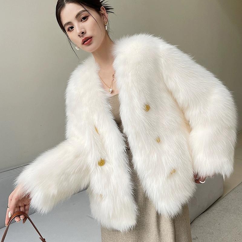 WTEMPO Autumn Winter Imitation Fur Solid Color Versatile Plush Coats Women Large Size Loose Casual Warm Jackets S білий
WTEMPO Autumn Winter Imitation Fur Solid Color Versatile Plush Coats Women Large Size Loose Casual Warm Jackets S білий