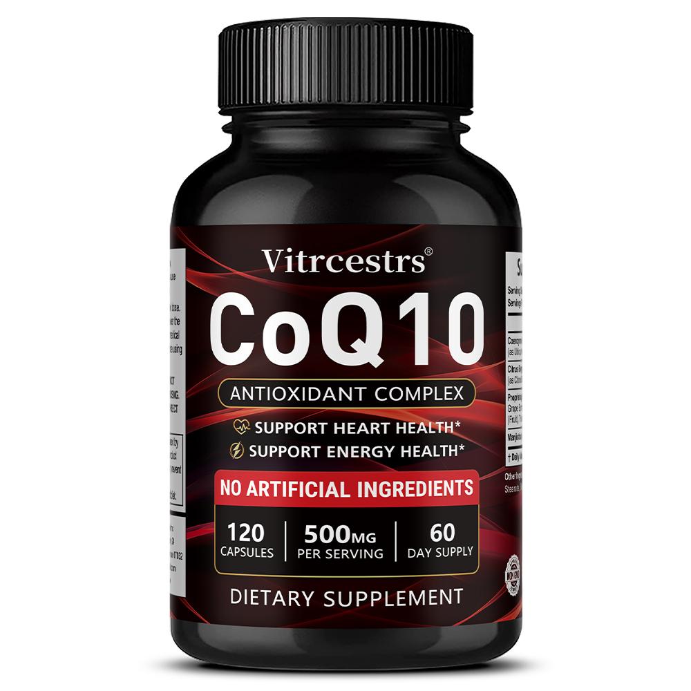 Coenzyme Q10 Dietary Supplement, With Citrus Bergamot 10:1 Extract, 120 Capsules Per Bottle 120 Capsules
Coenzyme Q10 Dietary Supplement, With Citrus Bergamot 10:1 Extract, 120 Capsules Per Bottle 120 Capsules