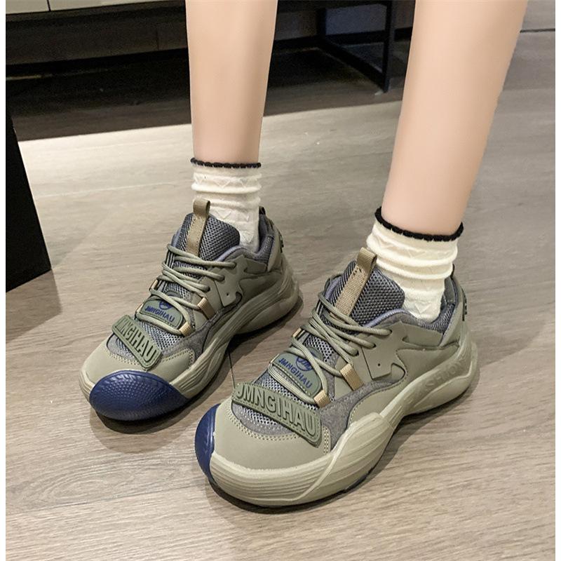 Sweet and cool big head dad shoes women s 2025 summer casual sports shoes versatile retro running shoes platform women s shoes 40 зелений
Sweet and cool big head dad shoes women s 2025 summer casual sports shoes versatile retro running shoes platform women s shoes 40 зелений