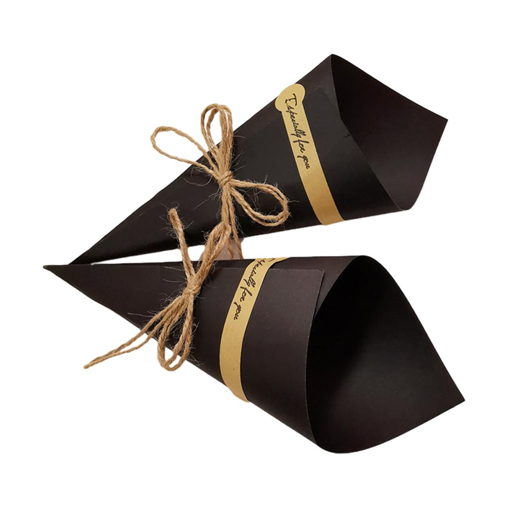 50pack/lot Retro Style Kraft Paper Wedding Confetti Cones For DIY Flower Holder Party Gift
50pack/lot Retro Style Kraft Paper Wedding Confetti Cones For DIY Flower Holder Party Gift