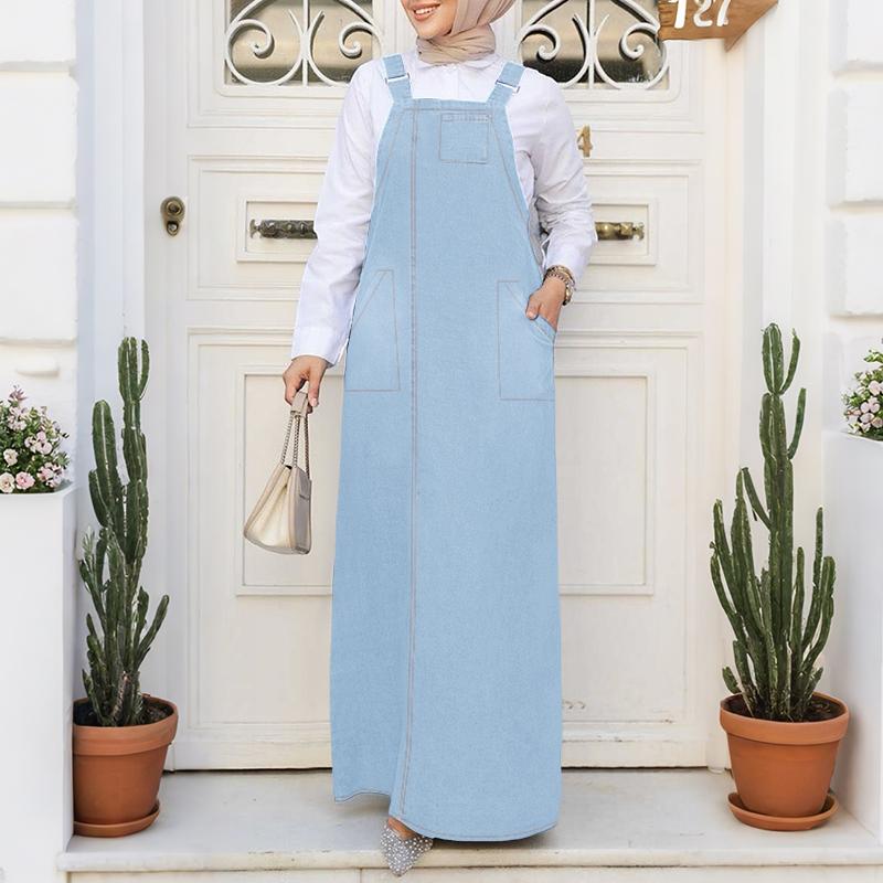 ZANZEA Женское повседневное платье свободного кроя без рукавов с квадратным воротником и подтяжками 4XL светло-синий
ZANZEA Женское повседневное платье свободного кроя без рукавов с квадратным воротником и подтяжками 4XL светло-синий