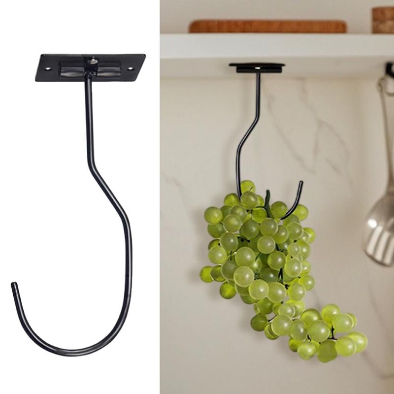 1pcs Banana Hook Under Cabinet Easy To Install Multi-purpose Banana Hanger To Keep Banana Fresh Or Other Kitchen Item Hook чёрный
1pcs Banana Hook Under Cabinet Easy To Install Multi-purpose Banana Hanger To Keep Banana Fresh Or Other Kitchen Item Hook чёрный