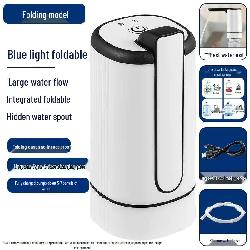 Электрическая складная помпа для воды для больших бутылей белый
Электрическая складная помпа для воды для больших бутылей белый