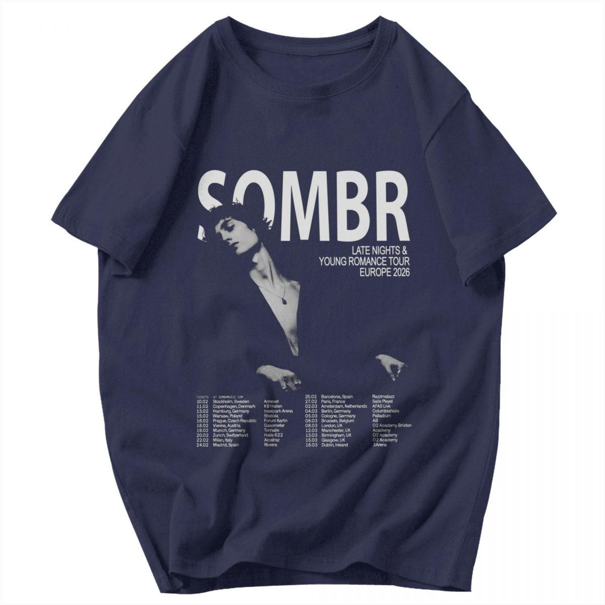 Men T Shirt SOMBR EUROPE TOUR 2026 Cotton Y2K Graphic Short Sleeve Unisex Clothes T Shirts 4XL
Men T Shirt SOMBR EUROPE TOUR 2026 Cotton Y2K Graphic Short Sleeve Unisex Clothes T Shirts 4XL