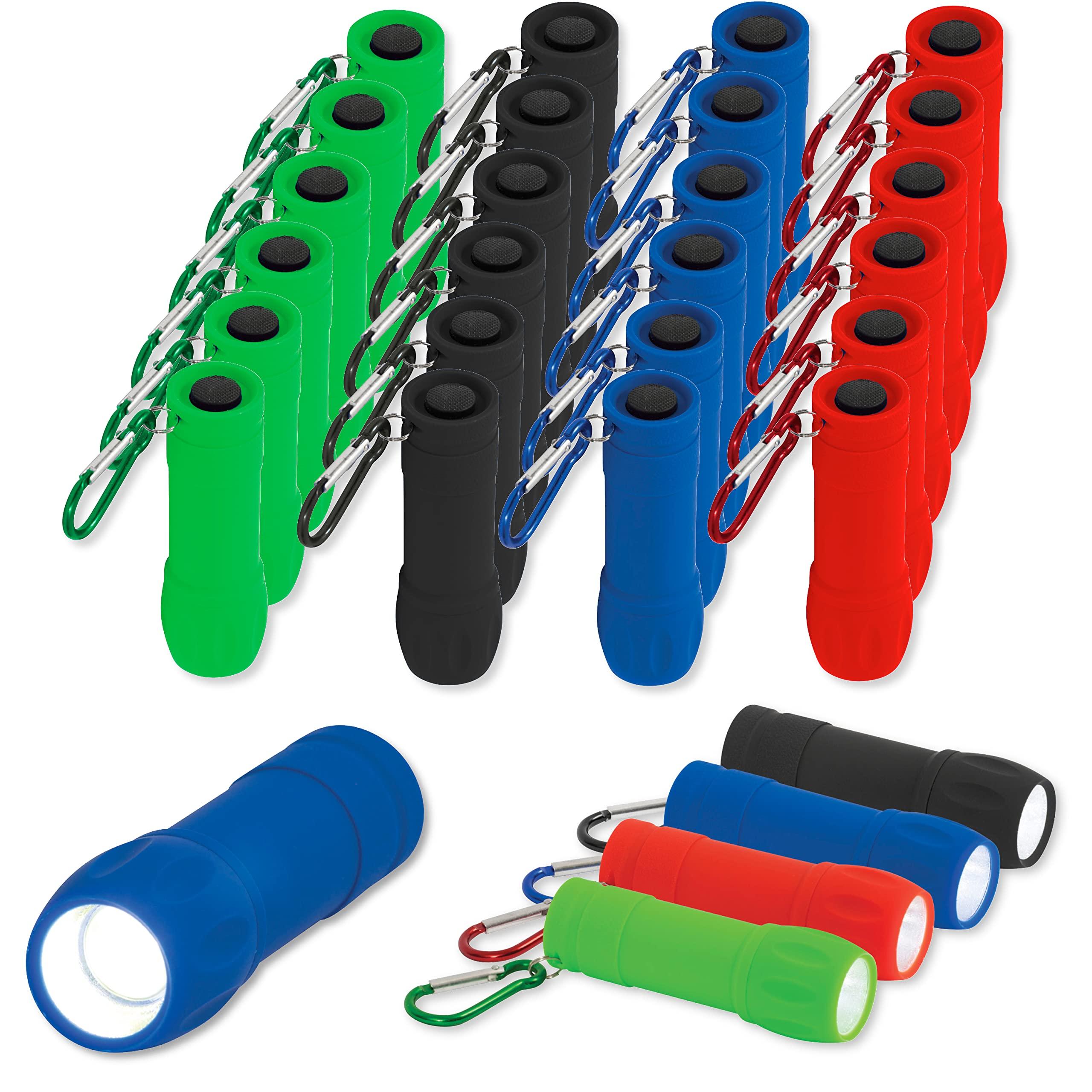 Merangue 24 Pack Mini LED Flashlight with 15 72 AAA Batteries Assorted Colors Carabiner, Lumens, Included, (8086-9004-00-000)
Merangue 24 Pack Mini LED Flashlight with 15 72 AAA Batteries Assorted Colors Carabiner, Lumens, Included, (8086-9004-00-000)