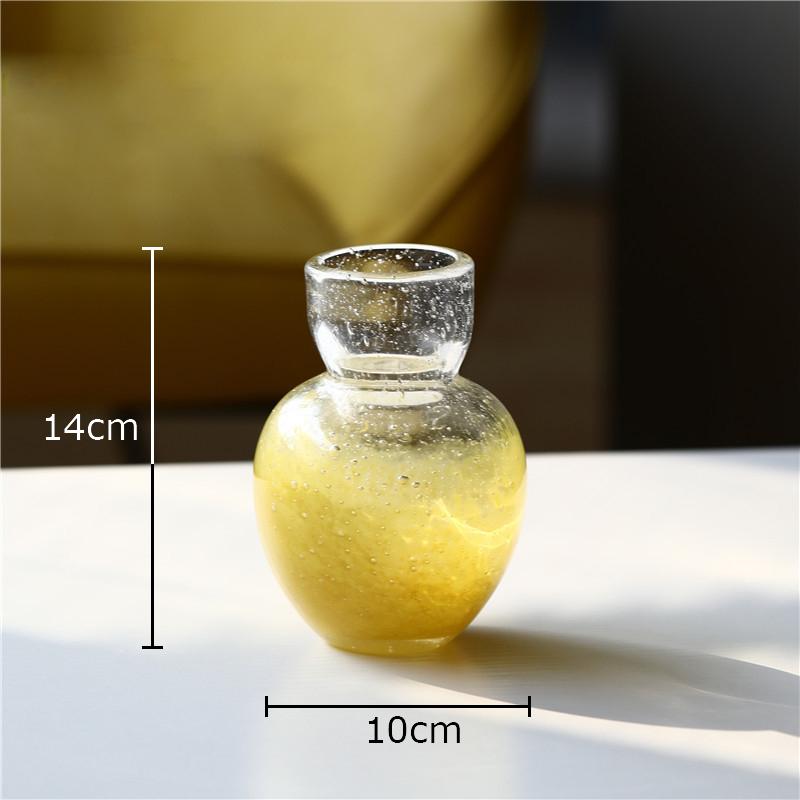 Lovely Bubble Glass Vase Small Flower Pots Table Decoration Flower Arrangement Hydroponics Floral Vases Room Aesthetic Decor жовтий
Lovely Bubble Glass Vase Small Flower Pots Table Decoration Flower Arrangement Hydroponics Floral Vases Room Aesthetic Decor жовтий