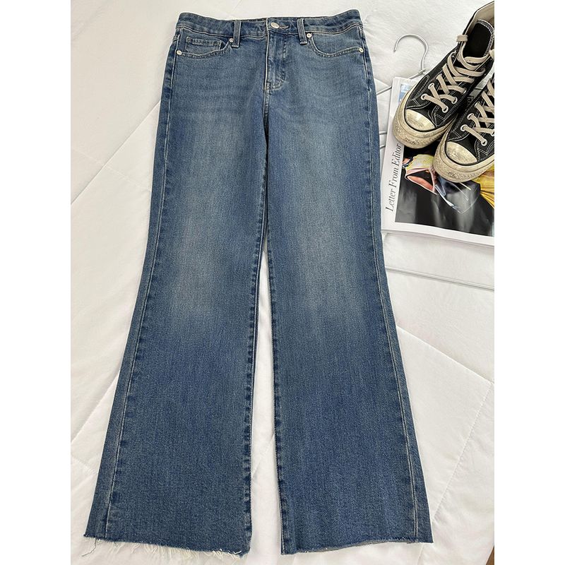 Примерочная Слим Стройнящие Брюки Клеш с Необработанным Краем Корейский Стиль Повседневные Легче всего Сочетать Выстиранный Средняя Посадка Эластичный Деним Light blue(Flawless) 25
Примерочная Слим Стройнящие Брюки Клеш с Необработанным Краем Корейский Стиль Повседневные Легче всего Сочетать Выстиранный Средняя Посадка Эластичный Деним Light blue(Flawless) 25