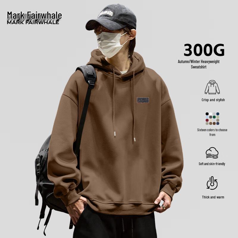 Mark Fairwhale Men s Heavyweight Hooded Pullover Sweatshirt
Mark Fairwhale Men s Heavyweight Hooded Pullover Sweatshirt