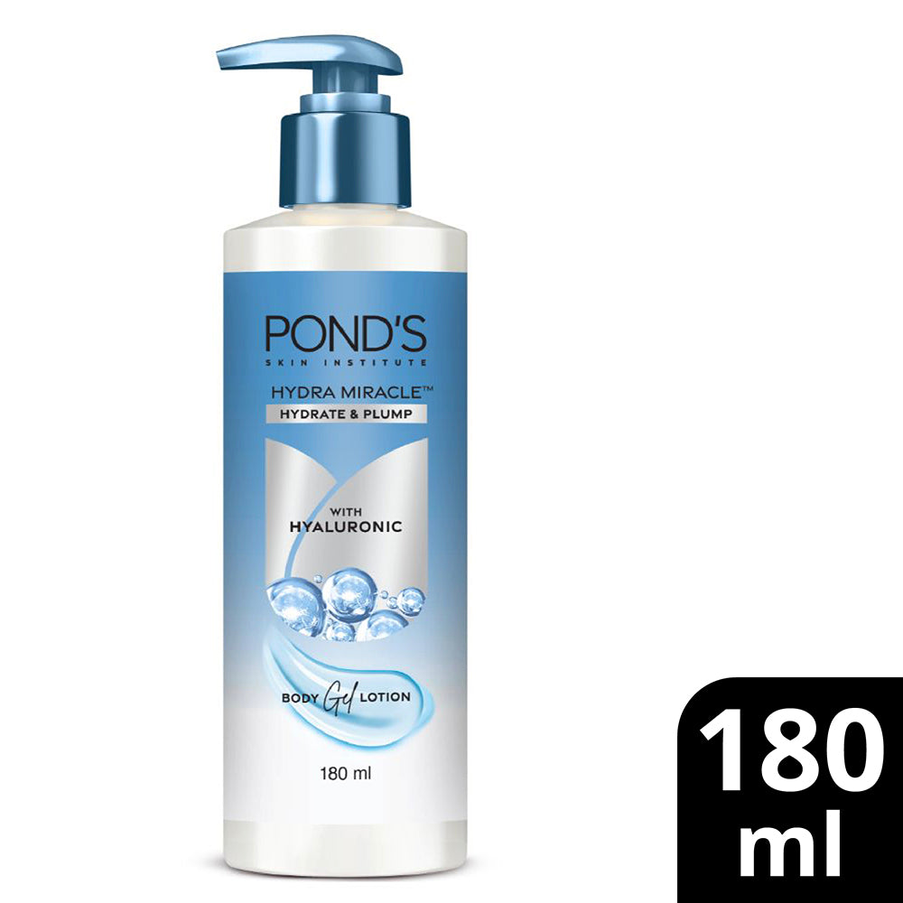 Pond s Hydra Miracle Gel Body Lotion 180ml Water-Based Moisturizer For Soft Smooth Skin Quick Absorbing Non-Sticky For All Skin Types
Pond s Hydra Miracle Gel Body Lotion 180ml Water-Based Moisturizer For Soft Smooth Skin Quick Absorbing Non-Sticky For All Skin Types